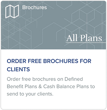 Dedicated Defined Benefit Services | Order Brochures