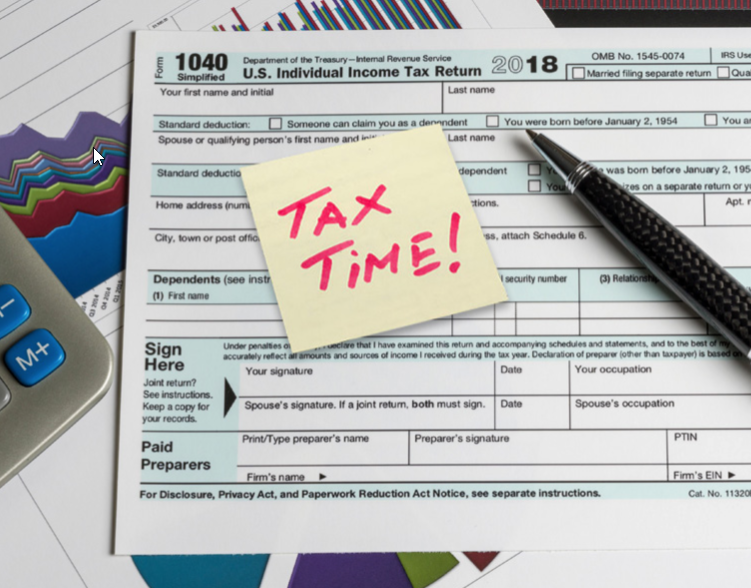 Tax Time Form Image